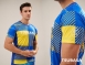 [ RE- ] 男款 黃藍色格紋<br>透氣機能運動衫