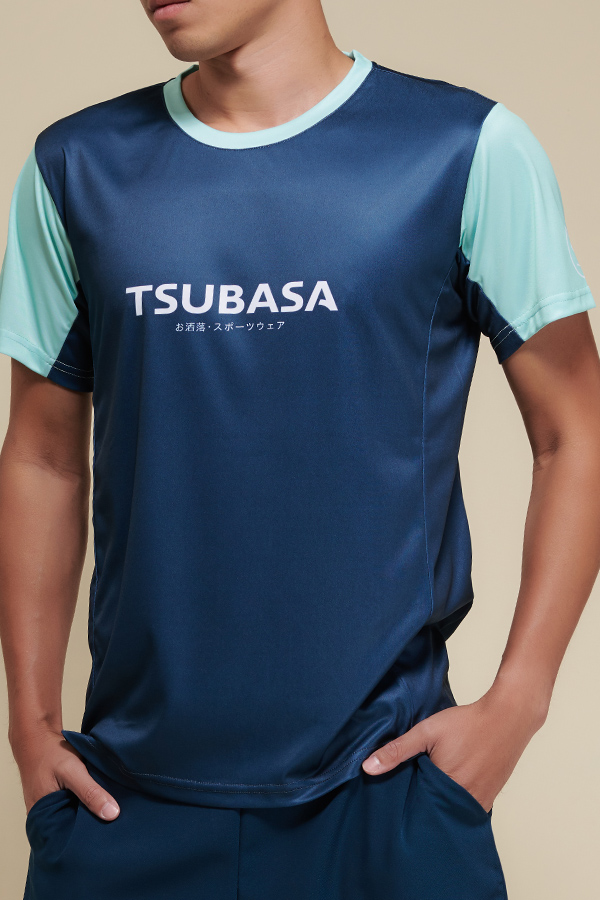 <b>ASA 男款 木藍湖水綠<b><br>透氣機能運動衫